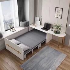 낮은벙커침대 세트 철제 저상침대 다용도 수납이층