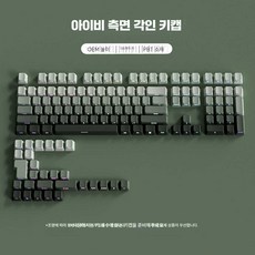 담다올 독거미키캡 키캡 가성비좋은 포인트 영문, 1개, 아이비 측면 조각 키캡
