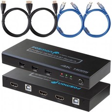 컴퓨터2대마우스