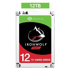 씨게이트 아이언울프 IRONWOLF 3.5HDD 12TB NAS용 SATA3 7200rpm 256MB PMR - 아이언울프12tb