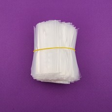 비즈톡 [Z-100-03]지퍼포리백 지퍼백 2번 8x10cm 투명 1묶음(약100장)