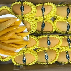알라딘푸드 캄보디아 께오 골드 망고, 1박스, 5kg (8~12과)
