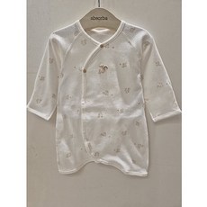 압소바 토도리 오가닉 배냇가운 AZC10112, IVORY