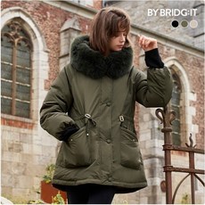 바이브리짓 23FW 헝가리 구스 폭스퍼 다운, L(LARGE)