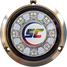 픽픽 SCR24 브론즈 LED 수중 조명 색상 변경 90W 표면 마운트 442477, Color Changing, 1개