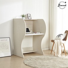 보네드 105 도서관 독서실 가정용 1인실 독서실책상, 화이트 오크