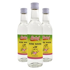 사다프 내추럴 로즈 워터, 3개, 375ml