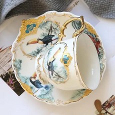 중국 해골 동물 디저트 과일 접시 세라믹 식기 홈 도자기 장식, 6. F-Only cup, 1개