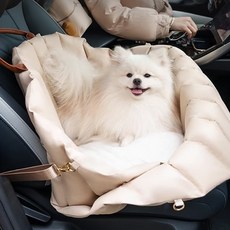 MH 차량용 애견 카기트 휴대용 이동가방, 1개, 카키
