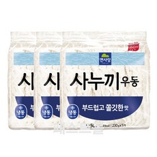 면사랑 사누끼우동 전문점용, 3개, 1150g