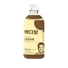 빽다방 연유라떼 페트커피 500ml x 24개