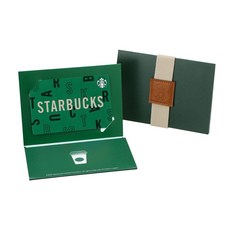 스타벅스 카드 기프트 그린 (1000엔 충전되어있음)