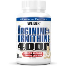 WEIDER 웨이더 고함량 아르기닌 오르니틴 4000mg 180캡슐 x2, 2개