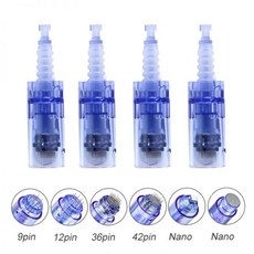 오토 MTS 기계 니들 롤러 100pcs 펜 a6 microneedling 카트리지 아름다움 meso 귀영 나팔 112367, 50개_square nano