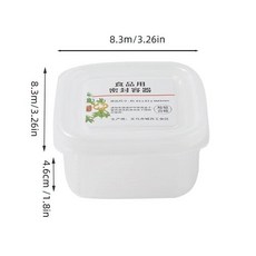쌀통 20KG 냉동 고기 구획 케이스 냉장고 보관함 신선도 유지 용기 휴대용 식품 과일 정리함 쌀 상자, 1.square, 1.광장
