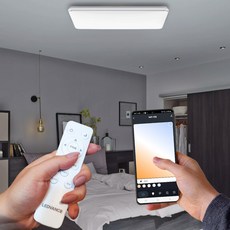 레드밴스 오스람 LED 거실등 70W 스마트 WIFI 리모컨 색변환 밝기조절 / 24년형 G3, 70W 직사각형 스마트 방등