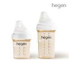 [헤겐] 신생아애착젖병 PPSU 150ml 1p+240ml 1p(꼭지포함), 상세 설명 참조