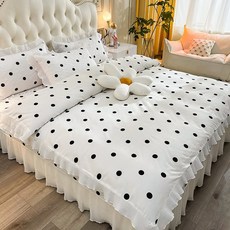 아망떼순면프릴침대스커트