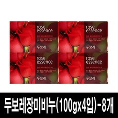 [무료배송]해피바스 두보레 장미비누 (100gx4개) 비누, 8세트, 100g