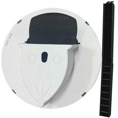 스마트 마우스 트랩 버킷 자동 리셋 플립 슬라이드 뚜껑 창고 실, 1개, 3.1Pc White
