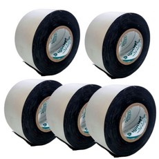 광폭 전기 절연 방수 고무테이프 50mm 길이 5m, 5개