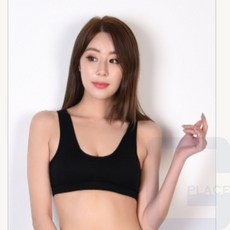 굿단미 캡내장 런닝형 스포츠 브라 풀컵브라 - 브라캡