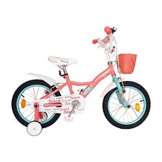 옐로우콘 여아용 자전거 스티치 18형, 핑크