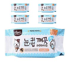 에티펫 반려동물용 눈귀입 깨끗 아쿠아티슈, 300g, 5개