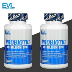 EVL evlution Probiotic 40 Billion CFU 60캡슐 2개, 60정