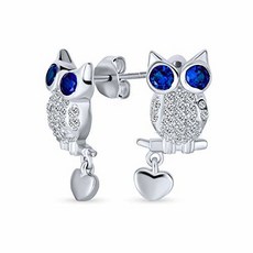 Wise Graduate Lucky Sitting Branch Owl Stud Earrings For Women/583298