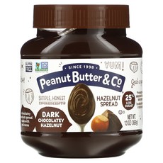 Peanut Butter & Co. 헤이즐넛 스프레드 다크 초콜릿 헤이즐넛 369 g(13 oz) 3팩, 3개