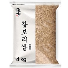 혼식 국산 찰보리쌀, 4kg, 1개 1개, 4kg