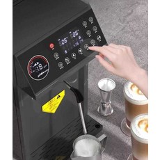 senseking 밀크프로더 거품제조기 우유거품기계, 상세페이지 참고, 20L 검정 증기기 이중 보일러
