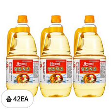 백앤 화미 양조식초, 1.8L, 42개