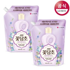 샤프란 꽃담초 부케가르니 라벤더1.6L 리필 섬유유연제, 2개, 1.6L
