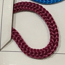 나일론 짠 뜨개질 마크라메 팔찌 4mm 라인 신발 30m 스레드 크로셰 수공예 손으로 DIY 로프 코드 3 꼰 컬러, 4mm 12meter, 1개
