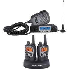 미들랜드 마이크로모바일 MXT115 T71VP3 팜 라디오 번들 15W GMRS 양방향 마그네틱 마운트 안테나 및 XTOKER 중계기 채널 랜치 콤보 팩, Farm Bundle, 1개 - t71