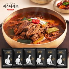 [신세계라이브쇼핑][G]미스타셰프 육개장 600g x 6팩, 6개