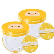 아토팜 톡톡 페이셜 선팩트x2개 (SPF43 PA+++), 아토팜 톡톡 페이셜 선팩트x2개 (SPF43 PA+++, 2개