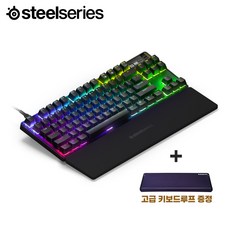 스틸시리즈 Apex Pro TKL (2023) US 기계식 유선 게이밍 키보드(키보드 루프 증정), 64856, 텐키리스