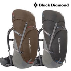 Black Diamond블랙다이아몬드 머큐리 55L ergoACTIV XP 서스펜션 탑로딩방식 방수테잎, COAL:LG