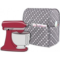 [유럽 직배송] KitchenAid 주방 기계용 룩자 커버 KitchenAid 주방 기계 및 액세서리용 방진 커버(4.3리터 및 모든 4.8리터