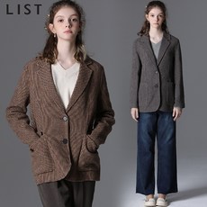 리스트 하운드투스 투버튼 핸드메이드 울재킷 택가격 328000원