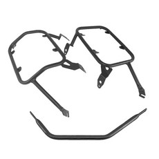 케이스 모토 패니어 랙 오토바이 스테스 새들백 수하물 박스 브래, 4.Black Pannier Rack, 1개