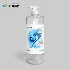 핸즈앤퓨어 프리미엄 손소독제젤 1000ml, 1개, 1L