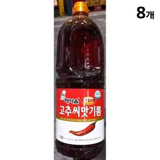 오뚜기 오쉐프 옛날 참기름 1.8리터오 18리터 요리 식자재 푸드, 8개