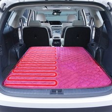 국내생산 12V 차량용 황토 전기장판 차박 캠핑 130cmX180cm, 꼴통카 극세사, 130cmX160cm