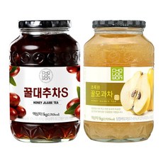 초록원 꿀대추차S +꿀모과차 (2kg), 1개입
