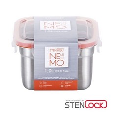 스텐락 네모 정사각밀폐용기 8호 1000ml 스텐밀폐용기 스테인레스밀폐용기 : R3新形2C6D2FE7FP12+RSS3+21SCV*C1G1D