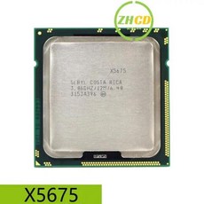 인텔 제온 X5675 3.06GHz 12M 캐시 헥스 6 코어 프로세서 LGA 1366 SLBYL CPU, 01 X5675